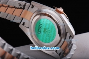 Rolex Datejust Automatic Movement Rose Gold Bezel and Rose Gold Dial