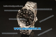 Omega Seamaster Diver 300 M Co-Axial 8215 Auto Steel Case with Black Dial and Steel Bracelet