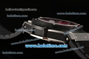 Hublot King Power F1 Swiss Valjoux 7750 Automatic Steel Case with PVD Bezel and Red Markers