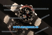 Ulysse Nardin Maxi Marine Diver Chronograph Miyota OS20 Quartz Steel Case with Black Dial Black/Red Bezel and Black Rubber Strap