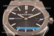 Audemars Piguet Royal Oak 33MM Miyota Quartz Steel Case/Bracelet with Stick Markers and Black Dial (EF)