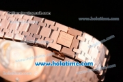 Audemars Piguet Royal Oak 41 Swiss ETA 2824 Automatic Full Rose Gold with Blue Dial and Stick Markers - 1:1 Original (Z)