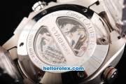 Tag Heuer Carrera Calibre 36 Swiss Valjoux 7750 Automatic Movement Full Steel with Silver Stick Markers and White Dial