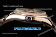 Rolex Datejust Clone Rolex 3135 Automatic Steel Case White Dial With Stick Markers Steel Bracelet- 1:1 Original(AR)