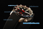 Sinn U1 Swiss ETA 2836 Automatic Movement Steel Case with Black Dial and Black Bezel-Black Rubber Strap