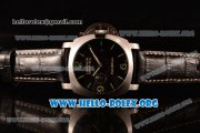 Panerai Luminor Marina 1950 3 Days Automatic Asia Automatic Steel Case with Black Dial and Black Leather Strap PAM 312