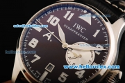 IWC Big Pilot Swiss Valjoux 7750 Automatic Movement Steel Case with Coffee Dial and White Markers