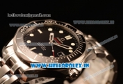 Omega Seamaster 300M Swiss ETA 2824 Automatic Steel Case With Black Dial And Ceramic Bezel