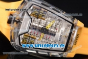 Hublot MP-05 Laferrari Sapphire Limited Edition1 Miyota 8205 Automatic Sapphire Crystal Case Skeleton Dial and Yellow Rubber Strap