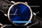 Audemars Piguet Jules Audemars Miyota 9015 Automatic Steel Case with Blue Dial and Silver Stick Markers