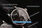 Rolex Cellini Date Asia Automatic Steel Case with Black Dial and Silver Stick Markers (New)