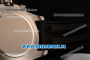 Rolex Daytona Chronograph 7750 Auto Steel Case with Black Dial and Black Rubber Strap - 1:1 Origianl