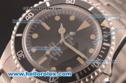 Rolex Submariner Rotor Self-Winding Swiss ETA 2836 Automatic Full Steel with Black Dial