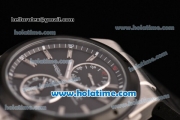 IWC Ingenieur Asia ST Automatic Steel Case with Black Rubber Strap PVD Bezel and Black Dial