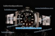 Rolex Pro-Hunter GMT-Master Rolex 3186 Automatic PVD Case/Strap with Black Dial and White Markers