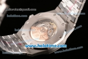 Audemars Piguet Royal Oak Swiss ETA 2824 Automatic Stainless Steel Case with Diamond Bezel Blue Dial and Stick Markers