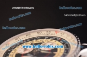 Breitling Montbrilliant Datora Swiss Valjoux 7751 Automatic Steel Case/Strap with Black Dial