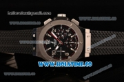 Hublot Big Bang Chrono Swiss Valjoux 7750 Automatic PVD Case with Black Dial and Silver Stick/Arabic Numeral Markers (YF)