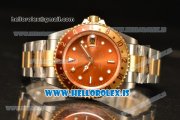 Rolex GMT-Master Vintage Brown Dial With Brown Bezel 2813 Auto Two Tone Jubilee Strap