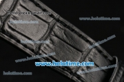 Patek Philippe Calatrava Miyota Quartz Steel Case with Roman Numeral Markers and White Dial