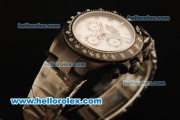 Rolex Daytona Chronograph Swiss Valjoux 7750 Automatic Movement Full PVD with White Dial and Roman Numerals