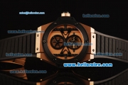 Hublot Big Bang Tourbillon Automatic Rose Gold Case with Ceramic Bezel and Black Rubber Strap-7750 Coating