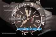 Ball Engineer Hydrocarbon Spacemaster Miyota 8205 Automatic PVD Case with Black Dial Rubber Strap and Luminous White Markers