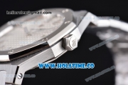 Audemars Piguet Royal Oak Swiss Quartz Steel Case/Bracelet with White Dial and Stick Markers