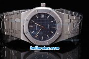 Audermars Piguet Royal Oak Classic Automatic with Silver Bezel and Black Dial-ETA Case