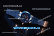 Ulysse Nardin Executive Dual Time & Big Date Asia ST25 Automatic Rose Gold Case Blue Dial Blue Bezel and Blue Rubber Strap