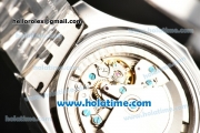 Breitling For Bentley Asia Valjoux 7750 Automatic Movement White Bezel with Brown Dial and SS Strap