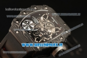 Richard Mille RM35-02 Carbon Fiber With Miyota 9015 Movement 1:1 Clone Black Rubber