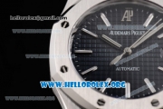 Audemars Piguet Royal Oak Clone AP Calibre 3120 Automatic Stainless Steel Case/Bracelet with Blue Dial and Luminous Markers (BP)