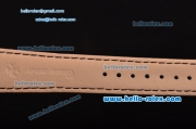 Vacheron Constantin Malte Miyota OS2035 Quartz Steel Case with Black Leather Strap Black Dial Stick Markers