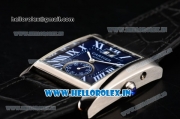 Cartier Tank MC Asia ST16 Automatic Steel Case with Blue Dial and White Roman Numeral Markers - ETA Coating