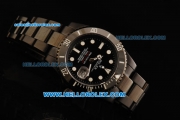 Rolex Submariner Pro-Hunter Swiss ETA 2836 Automatic Movement PVD Case and Strap with Black Dial and White Markers
