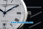 Longines Master Swiss ETA 2824 Automatic Steel Case with White Dial and Steel Bracelet (AAAF)