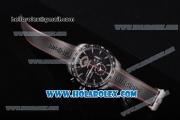 Tag Heuer Grand Carrera Calibre 17 RS3 Miyota Quartz PVD Case with Black Dial Rubber Strap and Stick Markers