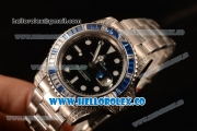 Rolex GMT-Master II All Diamond Blue Bezel Automatic (Correct Hand Stack) 116759SA