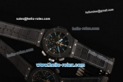 Hublot Big Bang Swiss Valjoux 7750 Automatic PVD Case with Ceramic Bezel and Black Dial