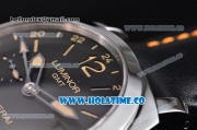 Panerai Luminor GMT PAM 531 Clone P.9003 Automatic Steel Case with Black Dial and Yellow Markers (ZF)