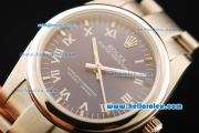 Rolex Air King Automatic Movement ETA Coating Case and Blue Dial and White Roman Numerals