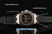 Audemars Piguet City of Sails Chronograph Swiss Valjoux 7750 Automatic Movement Steel Case with Black Dial and Black Rubber Strap