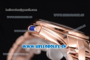 Cartier Cle de Cartier Asia ST16 Automatic Rose Gold Case/Bracelet Roman Markers and White Dial