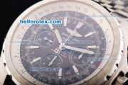 Breitling Bentley Motors Swiss Valjoux 7750 Chronograph Movement Brown Dial with Stainless Steel Strap