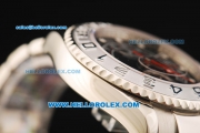 Rolex Yachtmaster II Automatic Movement Full Steel with Black Dial and White Square Markers