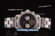 Breitling Colt Tourbillon Automatic Steel Case and Strap with Black Dial