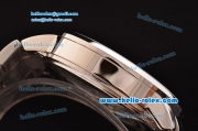 Emporio Armani Chrono Miyota OS20 Quartz Steel Case with Steel Strap White Dial