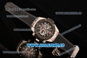 Hublot Big Bang Unico Magic Black Chrono Miyota Quartz Steel Case with PVD Bezel Stick/Arbaic Numeral Markers and Black Dial