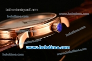 Patek Philippe Calatrava 2813 Automatic Rose Gold Case with Beige Dial and Roman Numeral Markers